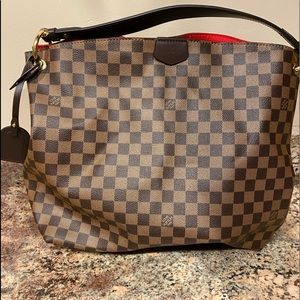 Authentic Louis Vuitton Damier Ebene Graceful MM